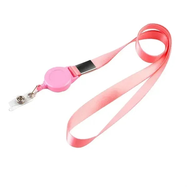 Sublimated Lanyard with Retractable Badge Reel