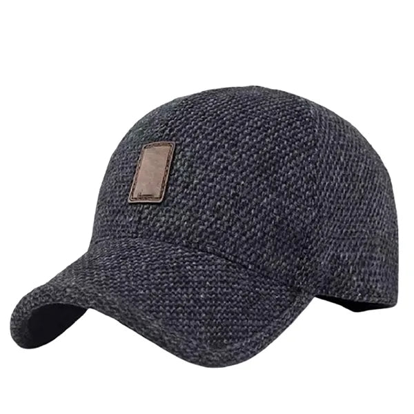 Men's Winter Warm Wool Baseball Cap