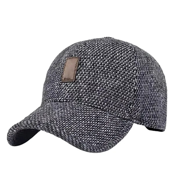 Men's Winter Warm Wool Baseball Cap