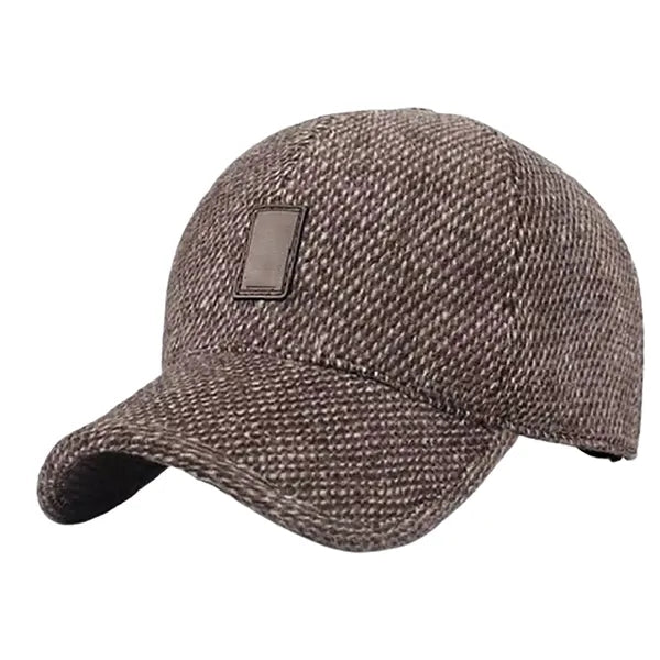 Men's Winter Warm Wool Baseball Cap