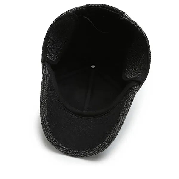Men's Winter Warm Wool Baseball Cap