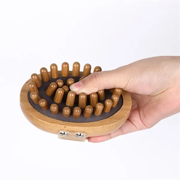 Anti-Static Beech Wood Airbag Meridian Massage Brush