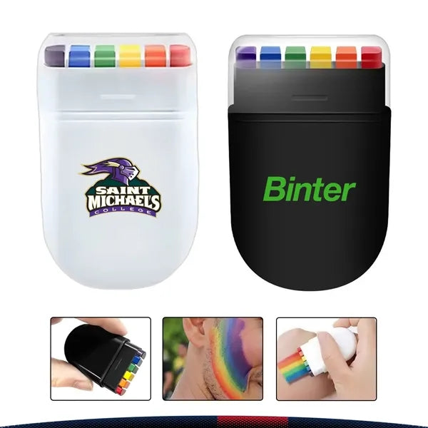 Ryno 6-Color Face Paint Crayons
