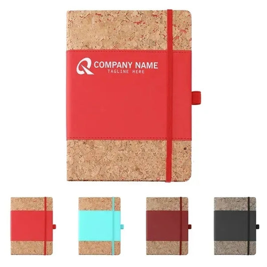 Cork Journals Notebook With Pen Loop