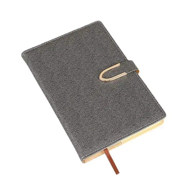 Pu Magnetic Buckle Notebook With Pen