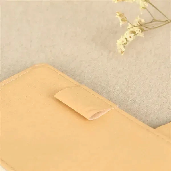 Pu Magnetic Buckle Notebook With Pen