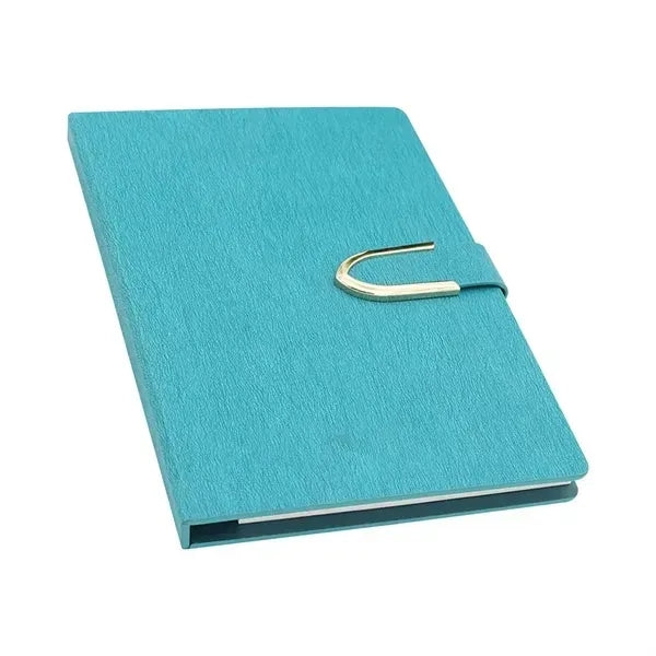 Pu Magnetic Buckle Notebook With Pen