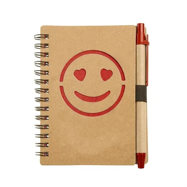 Die Cut Notebook With Pen