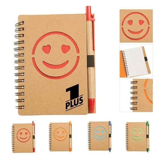 Die Cut Notebook With Pen