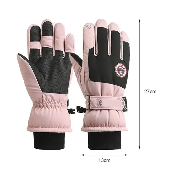 Waterproof Gloves with Touchscreen Compatible Fingertips