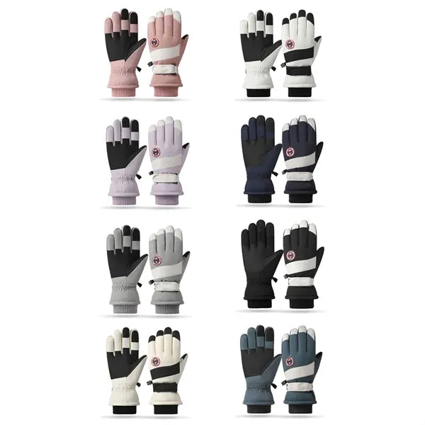 Waterproof Gloves with Touchscreen Compatible Fingertips