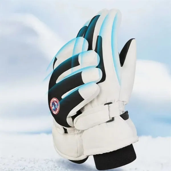Waterproof Gloves with Touchscreen Compatible Fingertips
