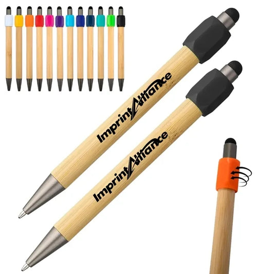 Bamboo Spinning Fidget Stylus Pen
