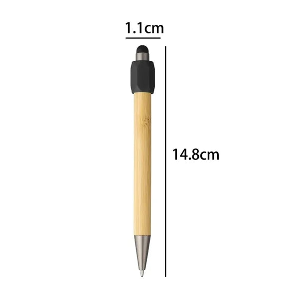 Bamboo Spinning Fidget Stylus Pen