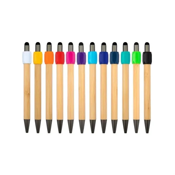 Bamboo Spinning Fidget Stylus Pen