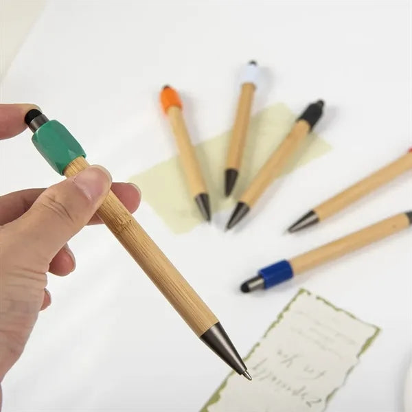 Bamboo Spinning Fidget Stylus Pen