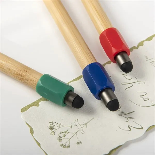 Bamboo Spinning Fidget Stylus Pen