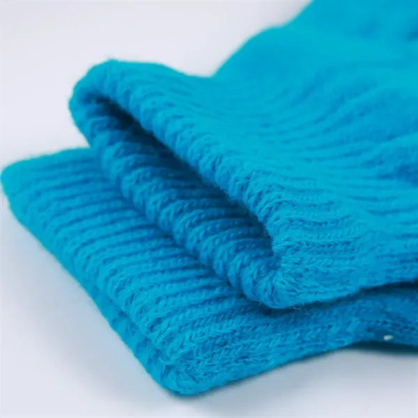 Stretchable Knit Winter Gloves in Bulk Colors