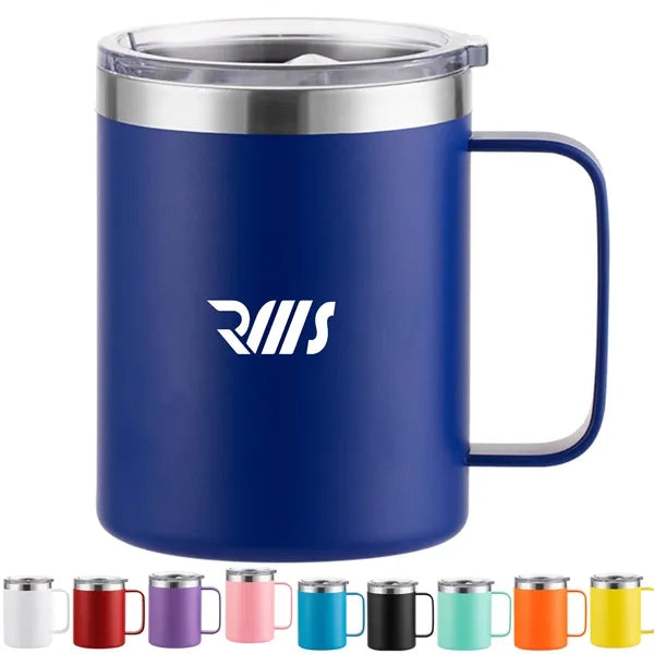 12 oz Stainless Steel Insulated Coffee Mug with Handle