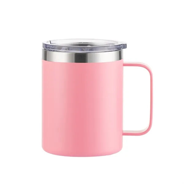 12 oz Stainless Steel Insulated Coffee Mug with Handle