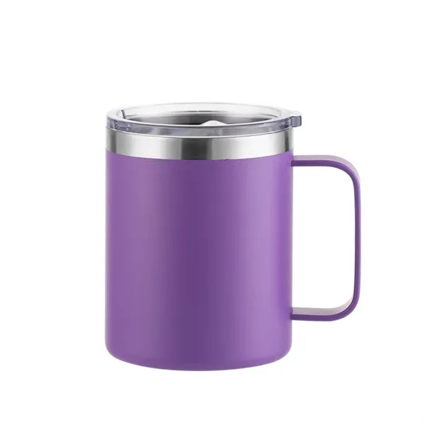 12 oz Stainless Steel Insulated Coffee Mug with Handle