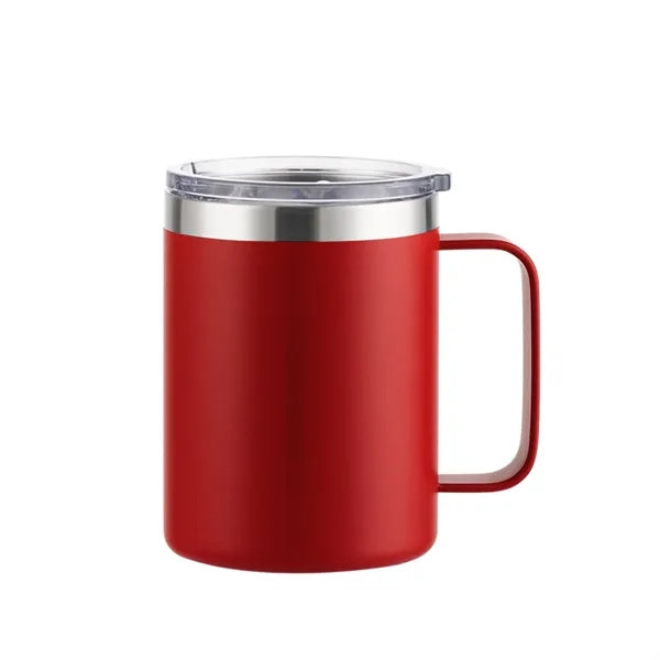 12 oz Stainless Steel Insulated Coffee Mug with Handle