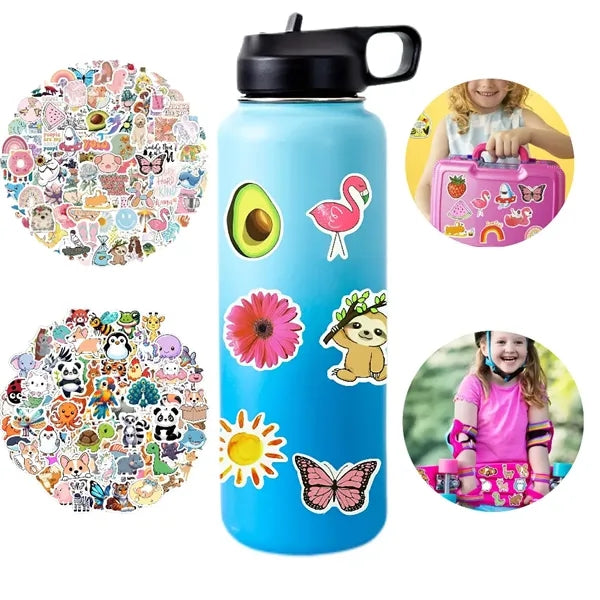 Water Bottle Stickers for Kids,Waterproof