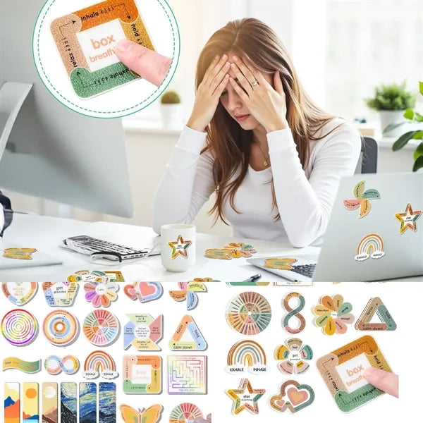 Sensory Stickers Kids Tactile Play Adhesive Decals