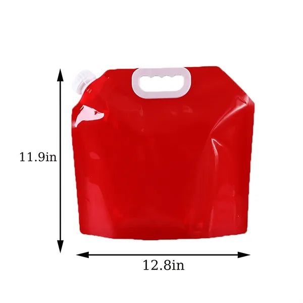 Foldable Beer Pouch With Handle & Spout