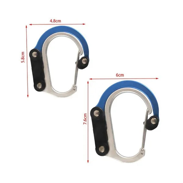Aluminum D Ring Carabiner Clip Hook