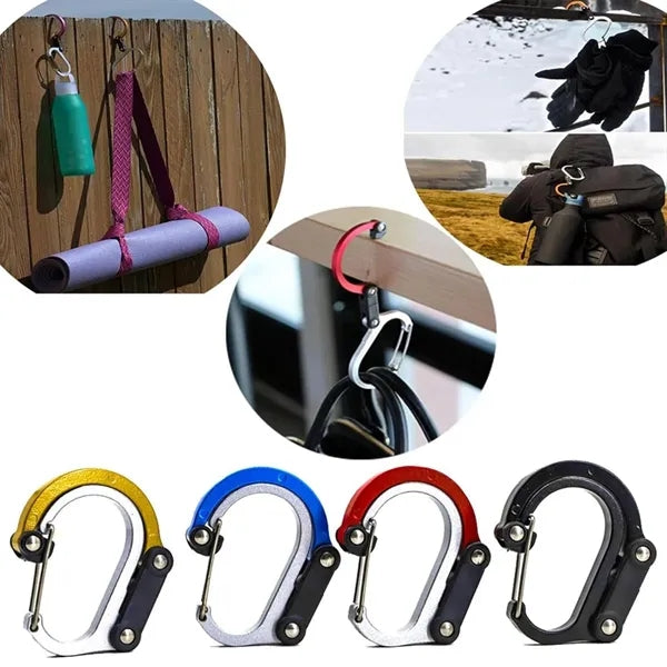 Aluminum D Ring Carabiner Clip Hook