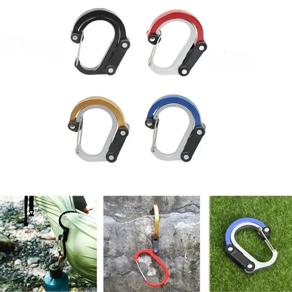 Aluminum D Ring Carabiner Clip Hook