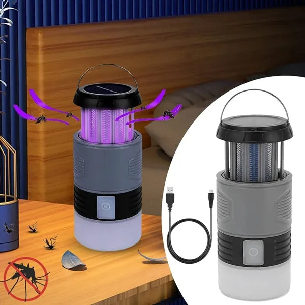 Solar Powered Camping Lantern with Mosquito Killer