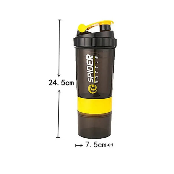 18oz Three-Layer Fitness Shaker Cup