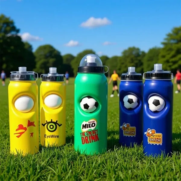 18oz Football Soccer Fans Sports Water Bottle