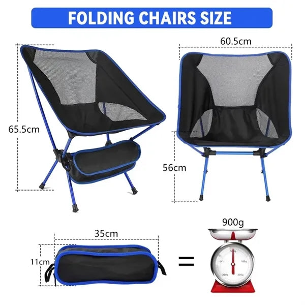 Outdoor Portable Folding Camping Moon Chair