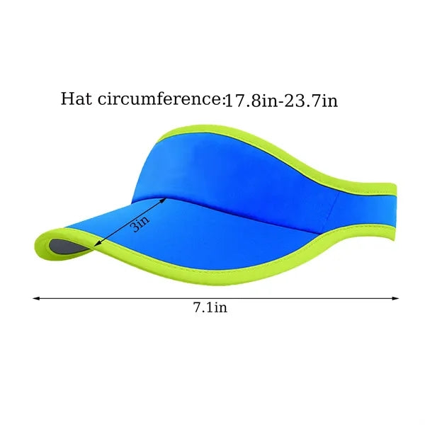 Breathable Running Visor Sun Protection Hat