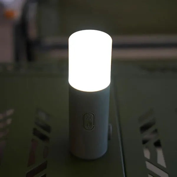 Portable Mini Air Pump with LED Camping Light