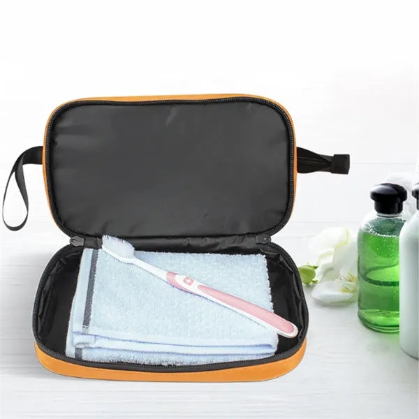 Durable Water Resistant Toiletry Bag with Zipper for Travel