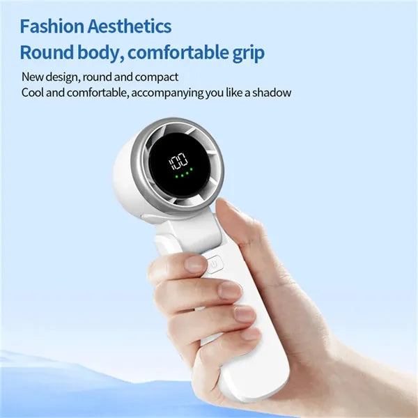 3-in-1 Handheld Fan 3600mAh TypeC Portable Compact