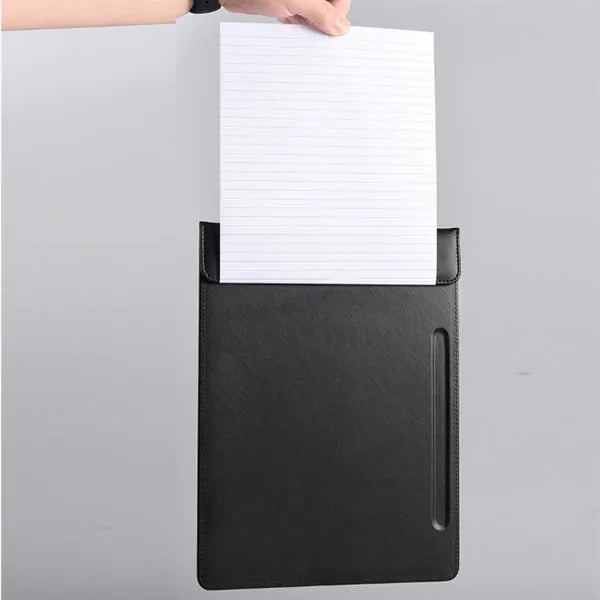 A4 PU Leather Conference Pad with Pen Slot