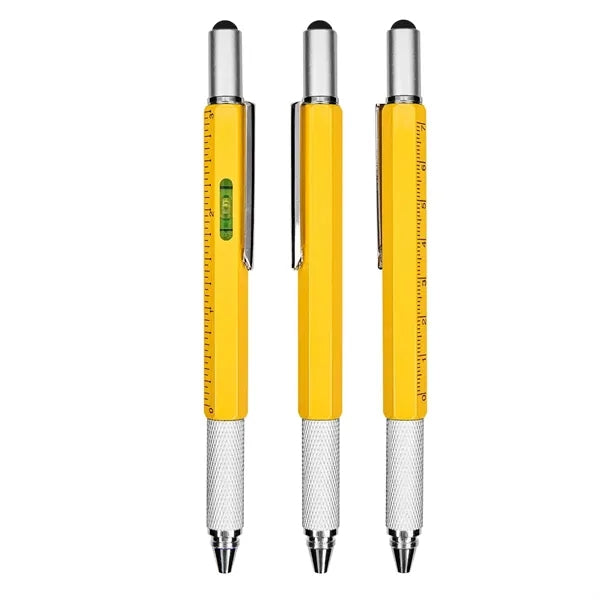 6 in 1 Multi Functional Engineer Tool Pen