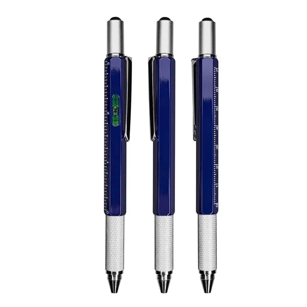 6 in 1 Multi Functional Engineer Tool Pen