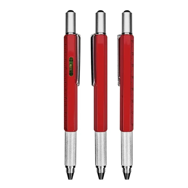 6 in 1 Multi Functional Engineer Tool Pen