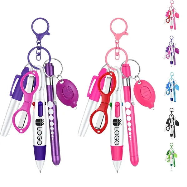 Nurse Pen Set Multi-Function Portable Keychain Tool