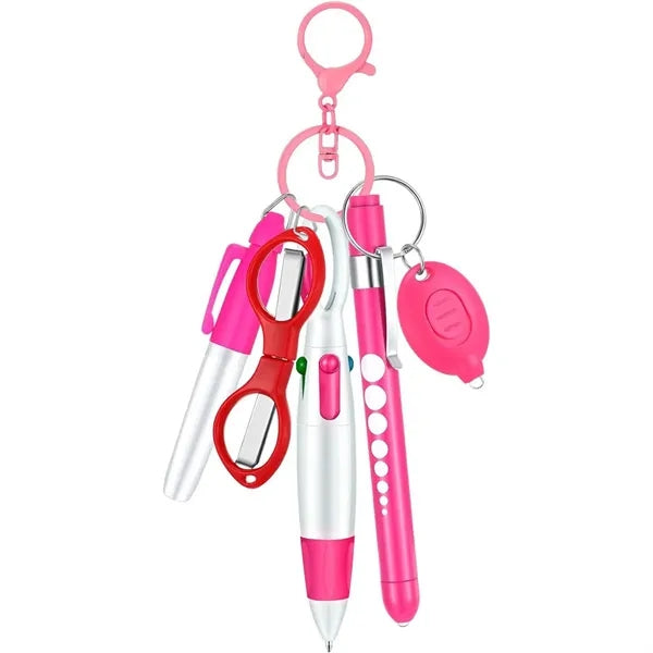 Nurse Pen Set Multi-Function Portable Keychain Tool