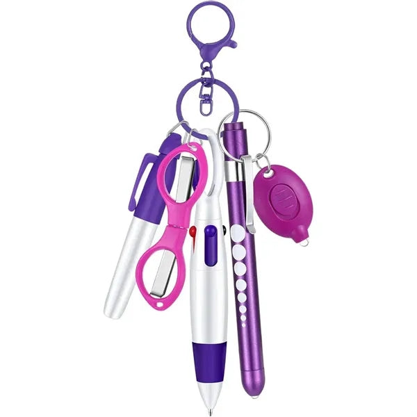 Nurse Pen Set Multi-Function Portable Keychain Tool