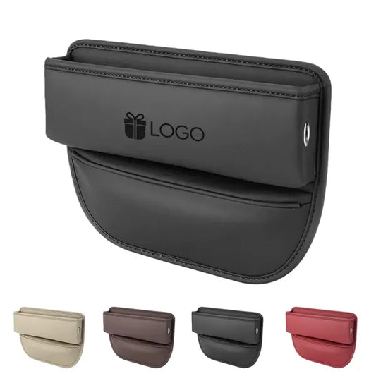 Car Leather Cup Holder Gap Bag Custom Seat Storage Box