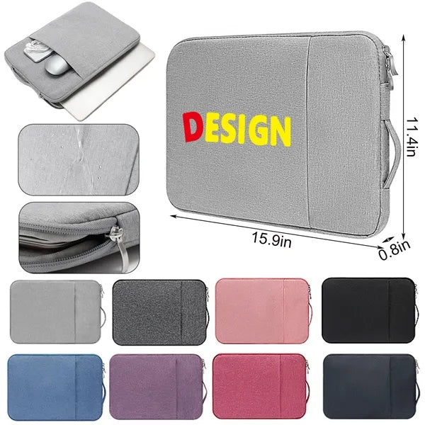 Durable 15.6" Laptop Case With Handle And Front Pocket