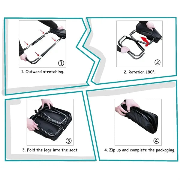 10 Inch Portable Folding Camping Stool